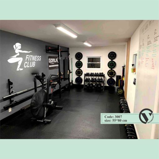 استیکر دیواری سالن ورزشی فیتنس FITNESS (پشت چسبدار، ضد آب) - Image 2