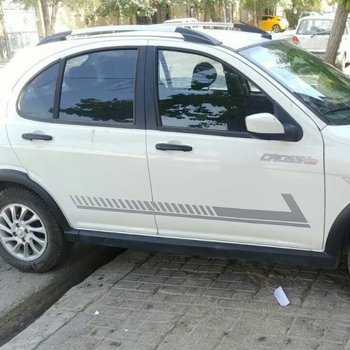 استیکر بدنه خودرو/استیکر ماشین/برچسب بدنه ماشین/برش استیکر دیواری/قیمت برش استیکر/برچسب حروف/برش لوگو/بغل نویسی ماشین
